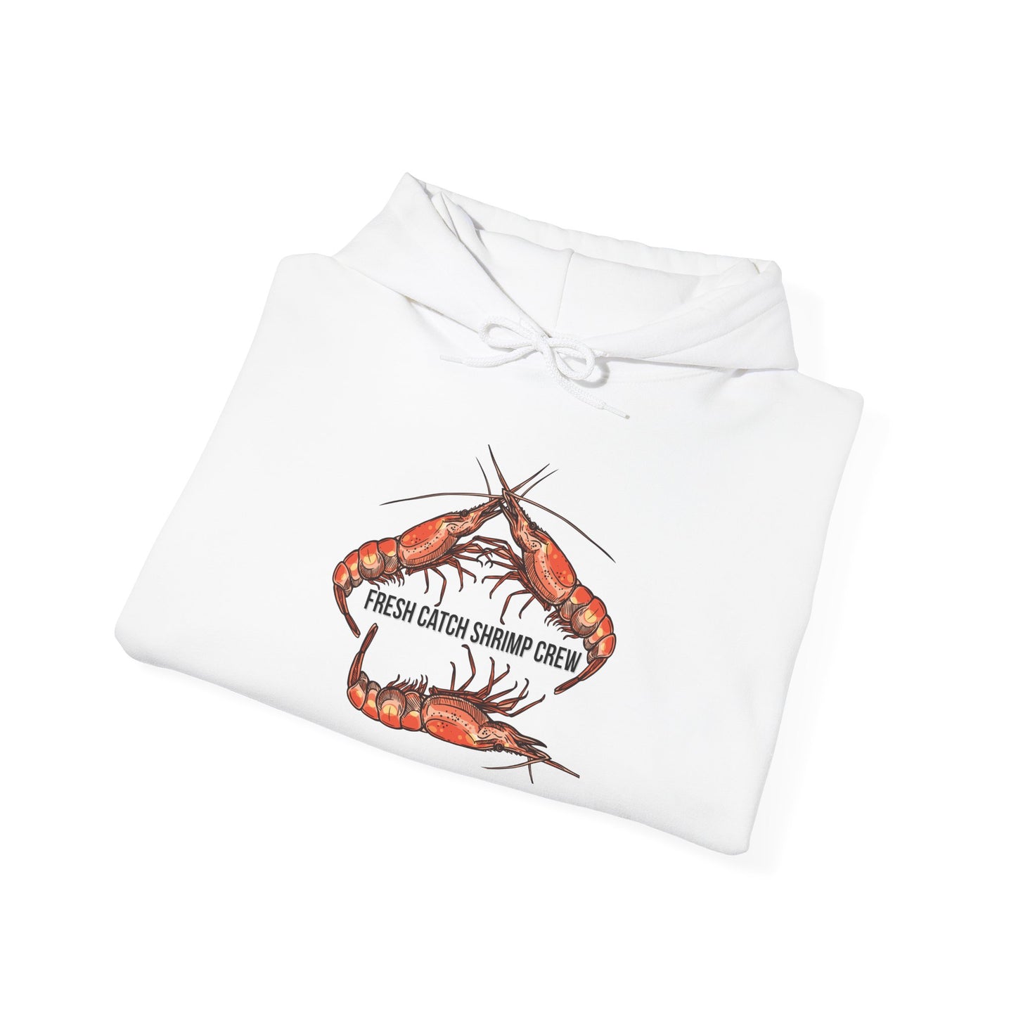 Fresh Catch Shrimp Crew Hoodie – Cozy Aquaculture Sweatshirt
