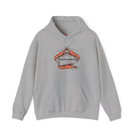 Fresh Catch Shrimp Crew Hoodie – Cozy Aquaculture Sweatshirt